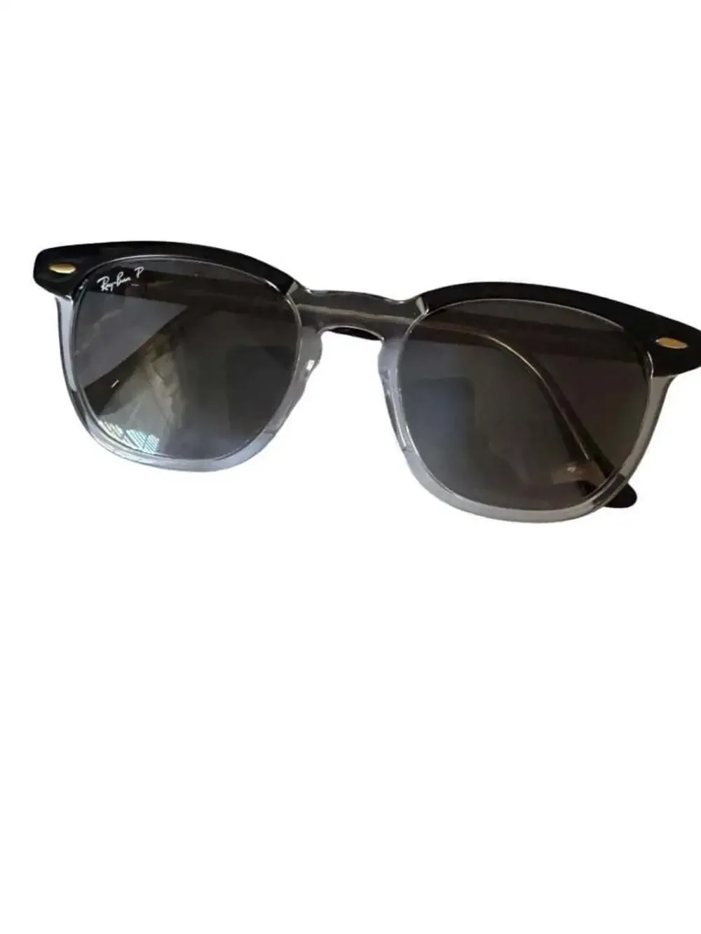 Ray-Ban RB2298 Hawkeye Polarized Sunglasses in Black and Transparent